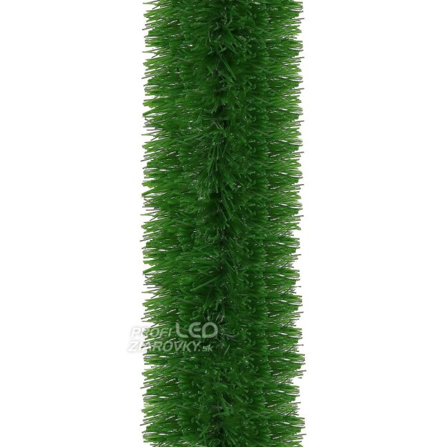 Vianočná girlanda - zelená - 6 m - priemer 7 cm