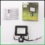LED reflektor ZUNA2 10W 900lm 4000K IP44 Black Senzor pohybu LUMILED