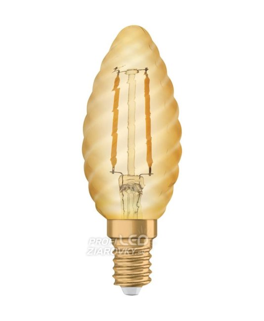 LED žiarovka E14 BW35 1,5W = 12W 120lm 2400K Warm 300° Filament OSRAM Vintage 1906