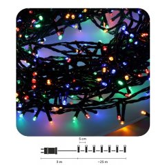 Led svetelná reťaz vonkajšia - spájateľná - programy - multicolour - 500 Led - 25 m