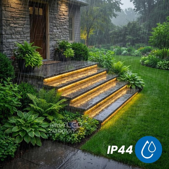 LED solárny pás 150x LED AVERO 3000K Warm IP44 5m LUMILED