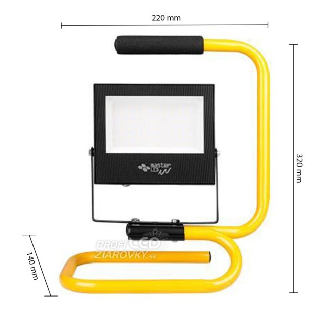 LED reflektor Prenosný na statíve RÚČKA 50W 4500K