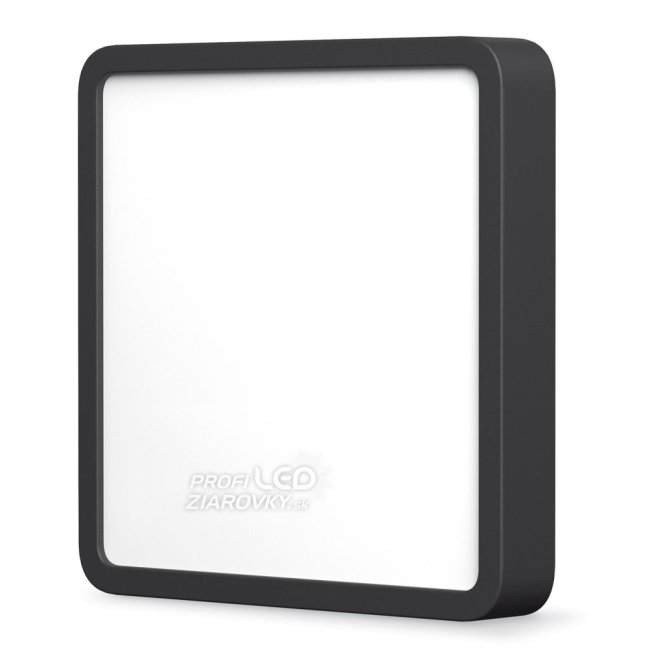 LED stropné svietidlo na povrchovú montáž 15W 1850lm 4000K Neutral Black Videx