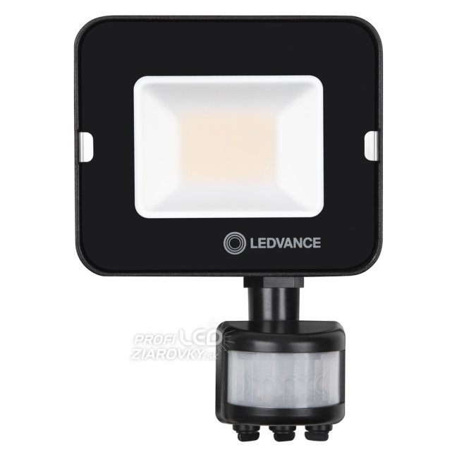 LED reflektor 20W 2000lm 4000K IP65 čierny so senzorom pohybu a súmraku LEDVANCE COMPACT V