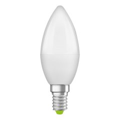 LED žiarovka PCR E14 B40 4,9W = 40W 470lm 2700K 200° Eco Recycling Warm LEDVANCE