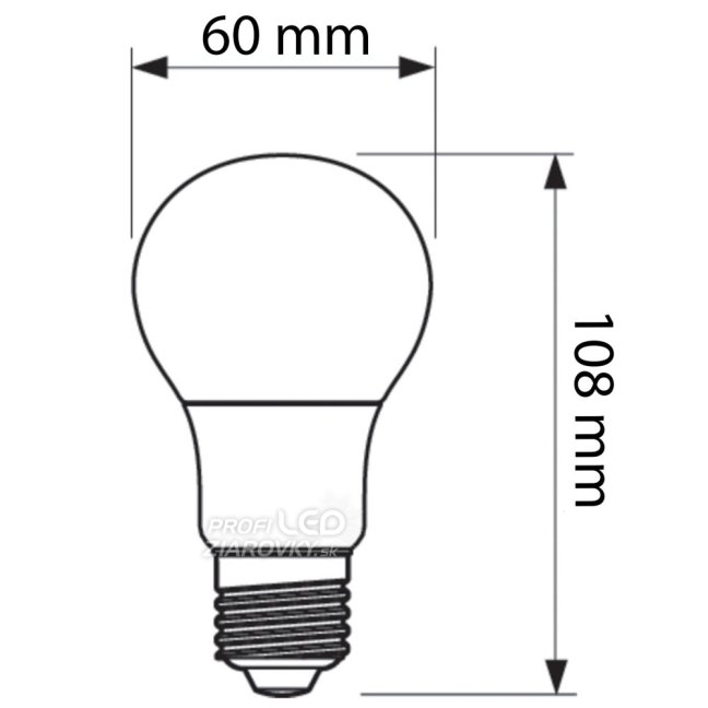 LED žiarovka E27 A60 8W = 60W 806lm 6500K Cold PHILIPS