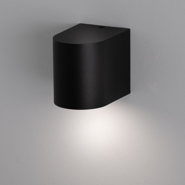 Vonkajšie nástenné svietidlo záhradné fasádne GU10 ALLIUM čierna LUMILED