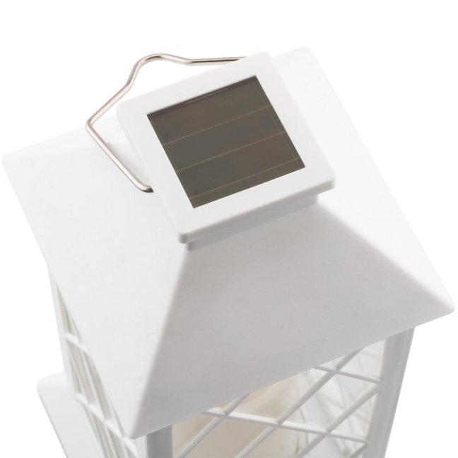 LED solárna záhradná lampa LIRIO Závesná lucerna 28cm LUMILED