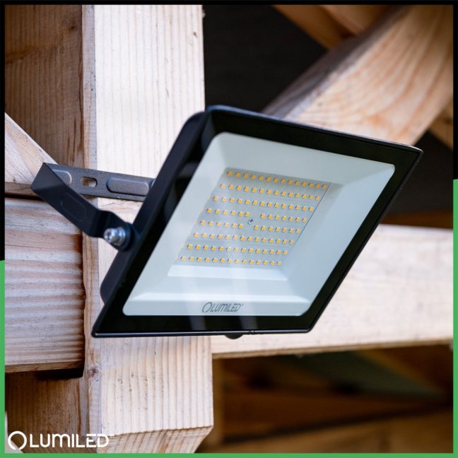 LED reflektor ZUNA2 100W 9000lm 6500K IP65 Black LUMILED