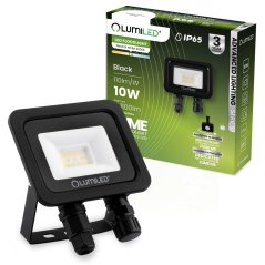 LED reflektor ZUME 10W 1100lm 4000K IP65 Black Advanced Lighting Series LUMILED
