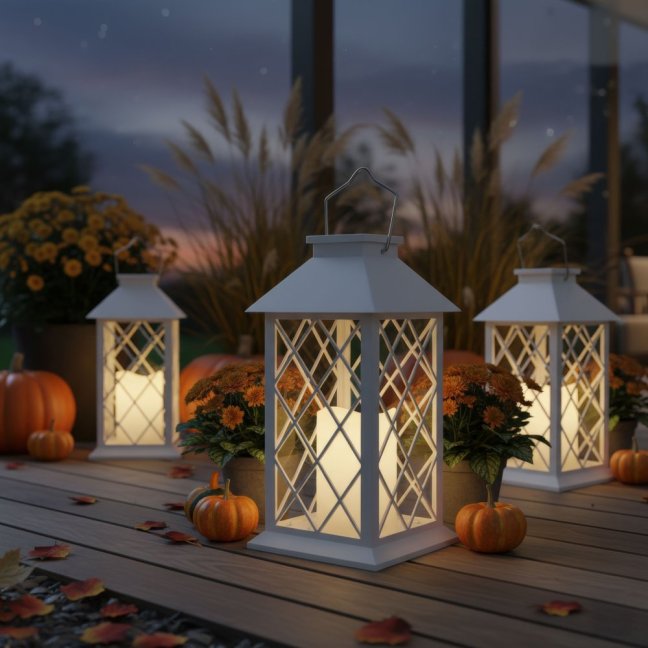 LED solárna záhradná lampa LIRIO Závesná lucerna 28cm LUMILED