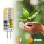 LED žiarovka G4 kapsula 4W = 30W 380lm 3000K Warm 360° LUMILED