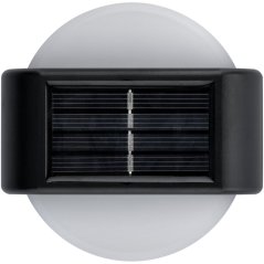 Sada 2x solárna záhradná lampa LED Fasádna nástenná lampa Top Down Kruhové svietidlo