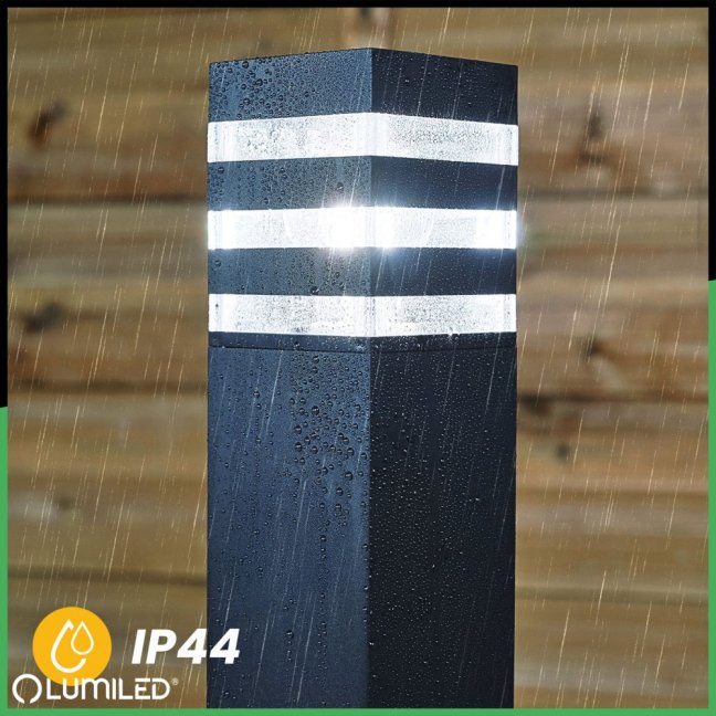 Záhradný vonkajší stojaci LED stĺp E27 12W TAXUS 2 50cm LUMILED