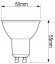 LED žiarovka GU10 - 8W = 70W - 720lm - 3000K - Teplá - 120° - LUMILED