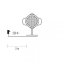 Led dekoratívny projektor – padajúce vločky, vonkajší