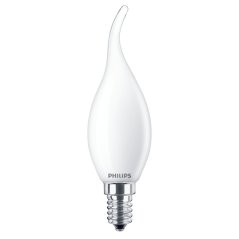LED žiarovka Flame E14 BA35 2,2W = 25W 250lm 2700K Teplé vlákno Mlieko PHILIPS