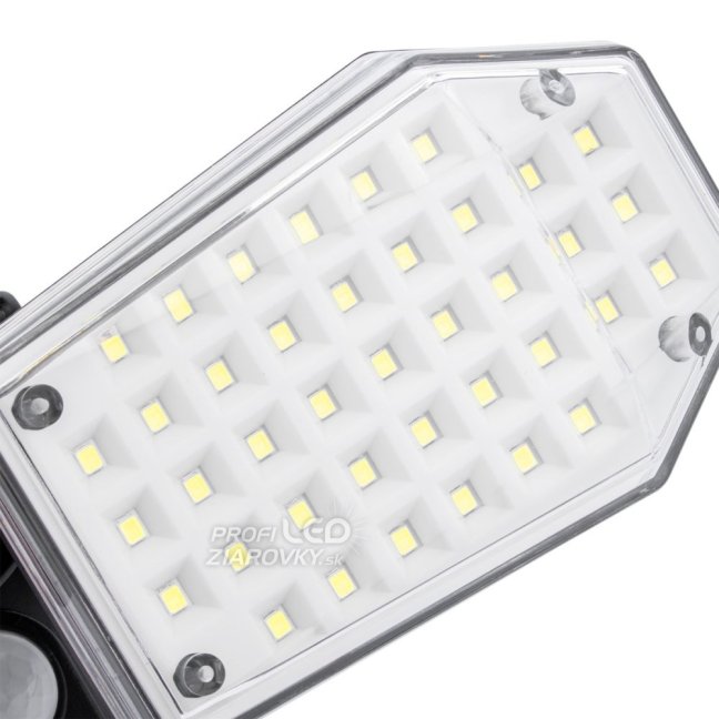 Solárne svetlomety 78x LED 15W 450lm Studený senzor pohybu IP65