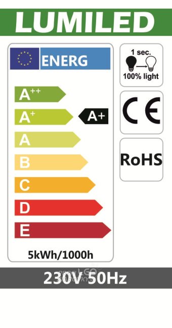 LED ŽIAROVKA E27 5W 470LM TEPLÁ BIELA