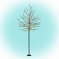Vianočná led svetelná ozdoba - kvitnúca čerešňa - 320led - 2m - teplá biela