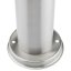 Vonkajšie záhradné svietidlo stĺpikové E27 Lilium Lumiled - pohybový senzor - 45cm - silver