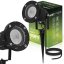 Záhradné svietidlo LED GU10 IP65 WATERPROOFED čierne s 1m káblom HORTI LUMILED