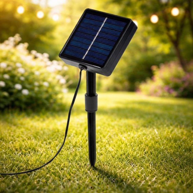 Solárna záhradná girlanda 20LED zapichovacia 5, 80m HAKON Lumiled