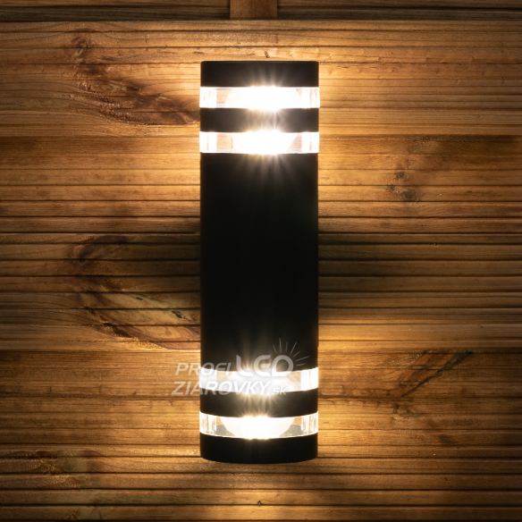 Záhradné nástenné svietidlo 2x E27 12W LED Upstairs Downstairs RINGO LUMILED