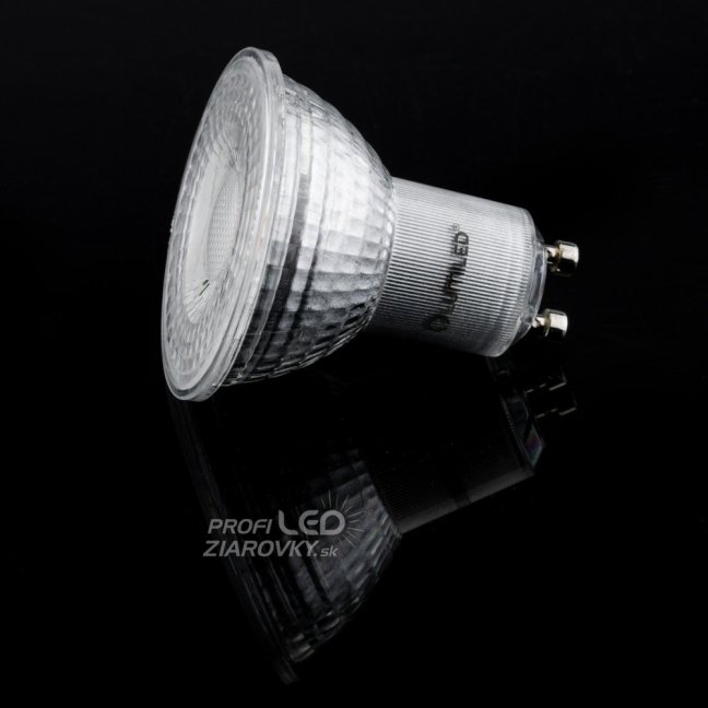 LED žiarovka GU10 8W = 80W 650lm 4000K Neutrálny reflektor 36° Stmievateľná Lumiled