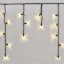 Viktória led svetelná záclona vonkajšia - 200led - 12m teplá biela