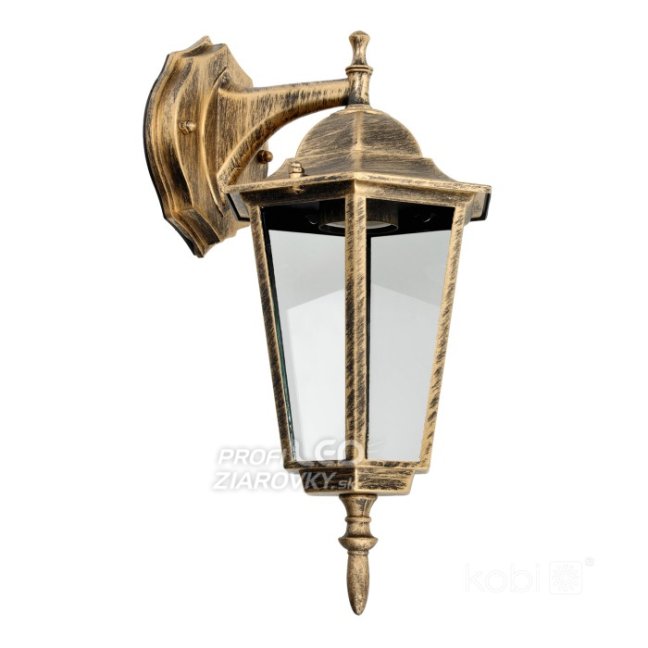 LED fasádne svietidlo Vonkajšie nástenné svietidlo E27 IP54 Patina KOBI