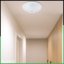LED stropné svietidlo REGIS 2x E27 IP44 s pohybovým a súmrakovým senzorom biele okrúhle 30cm LUMILED