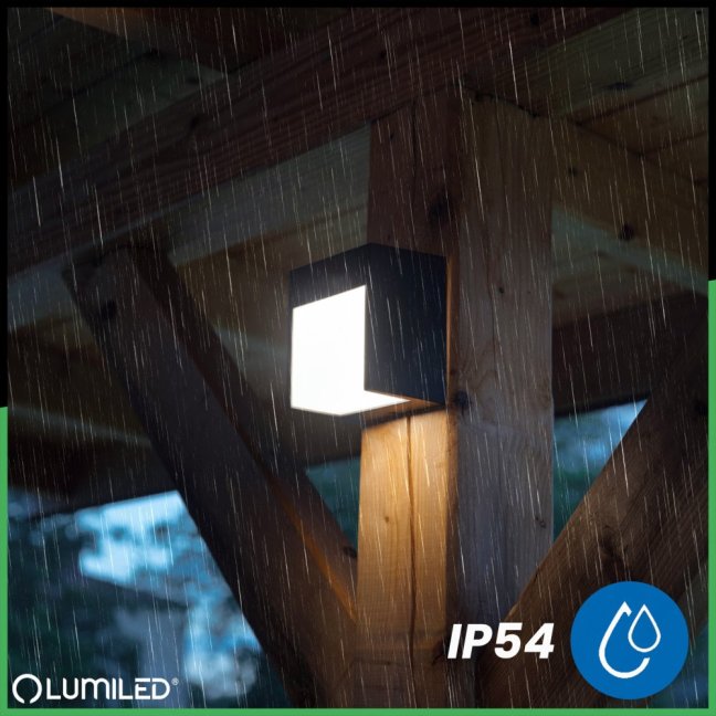 Vonkajšie nástenné svietidlo LED IP54 12W 3000K RUBUS LUMILED