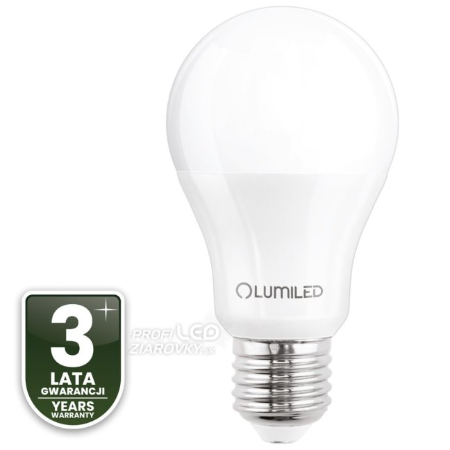 LED žiarovka E27 A60 9W = 60W 806lm 3000K + RGB Multicolour 260° Stmievateľná Pilot LUMILED