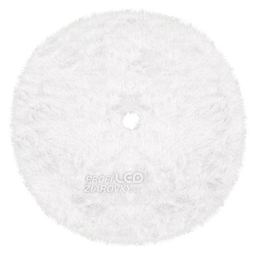 Koberček pod Vianočný stromček - 72cm - biela umelá kožušina