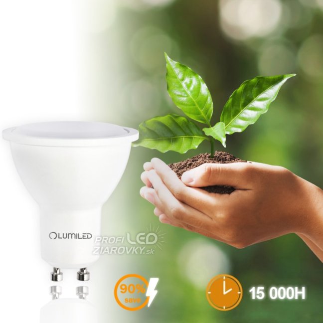 LED žiarovka GU10 3W = 25W 270lm 6500K Cold 120° LUMILED