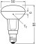 LED žiarovka E14 R50 4,3W = 50W 350lm 2700K Warm 36° OSRAM STAR