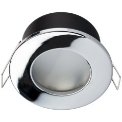 HALOGEN svietidlo na zapustenie do kúpeľne hermetické AQUS GU10 LUMILED chróm IP44 FIXED