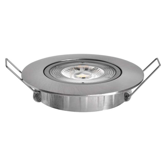Led bodové svietidlo strieborné exclusive 5w neutrálna biela