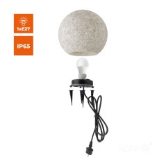 Záhradná guľa LAMPA do záhrady E27 GARDEN BALL S Kobi 25cm