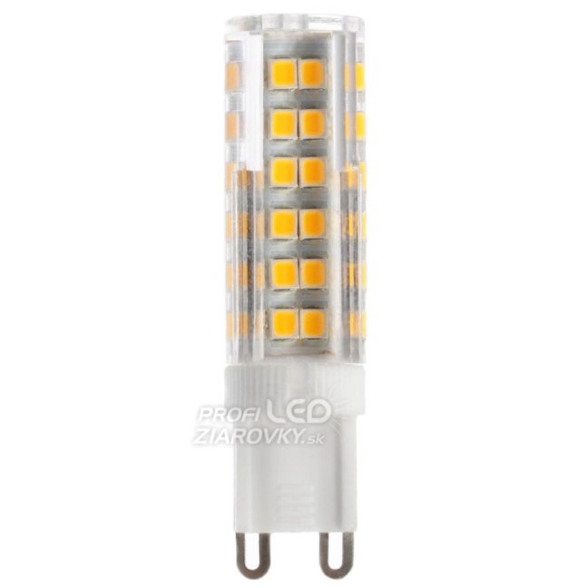 Led žiarovka g9 7w teplá biela 51smd 2835 665lm