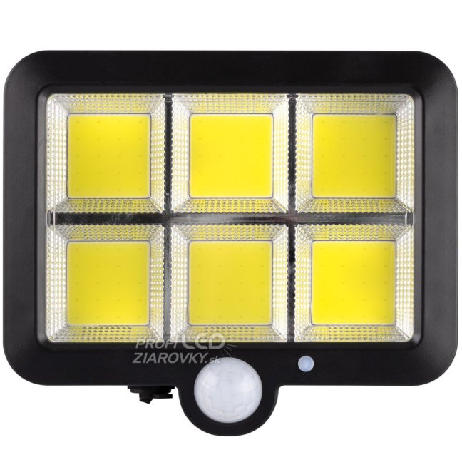Solárne reflektory LED Halogénová záhradná lampa 6500K IP65 Senzor pohybu a súmraku DECRO LUMILED
