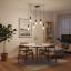 Závesná stropná lampa ARANE pavúk 6 ramien pre LED 6x E27 LUMILED
