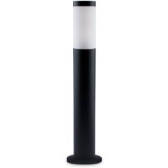Záhradná vonkajšia lampa E27 čierna stĺpik 65cm Lilium LUMILED