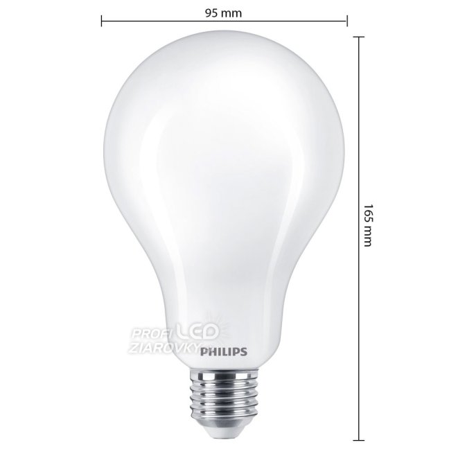 LED žiarovka E27 A67 23W = 200W 3452lm 4000K Neutrálna 300° PHILIPS