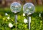 Solárne LED záhradné svietidlo zapichovacie GLASS Inox - 8 cm - Polux