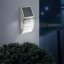 LED solárna nástenná lampa - s pohybovým senzorom - studená biela - 170 x 78 mm