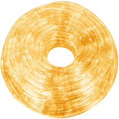 Vianočný had vonkajší - programátor - 480led - 20m - 6mm - Teplá biela