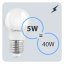 LED žiarovka E27 P45 5W = 40W 470lm 3000K Warm 120° LUMILED