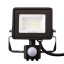 LED reflektor ZUNA2 10W 900lm 4000K IP44 Black Senzor pohybu LUMILED